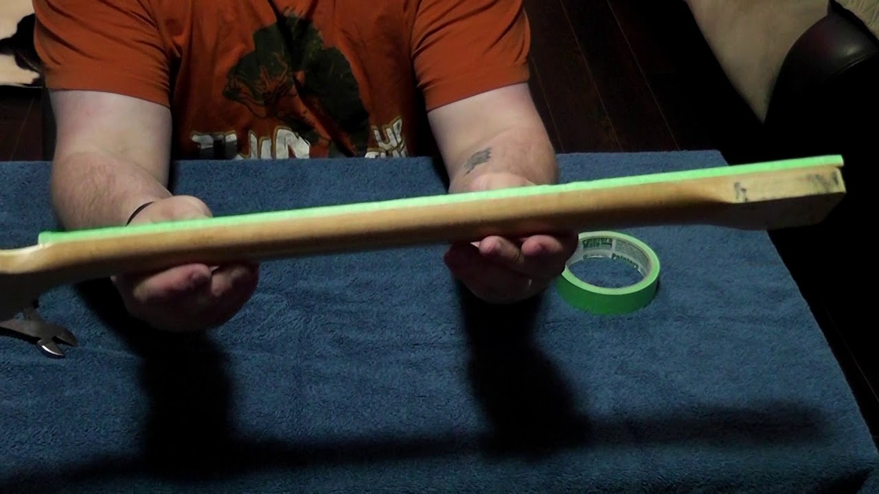 Ibanez RG3EXFM1 Modification - Neck Refinish