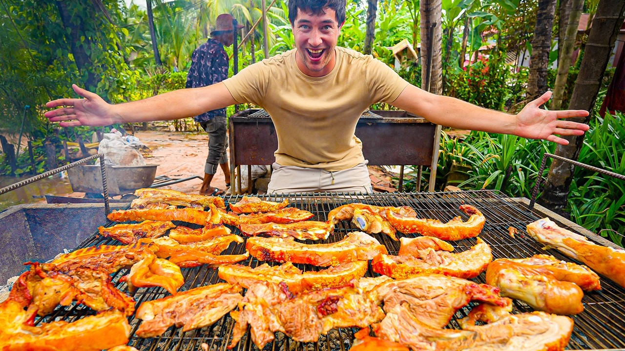 Cambodian Street Food 🇰🇭 Fermented Fish 