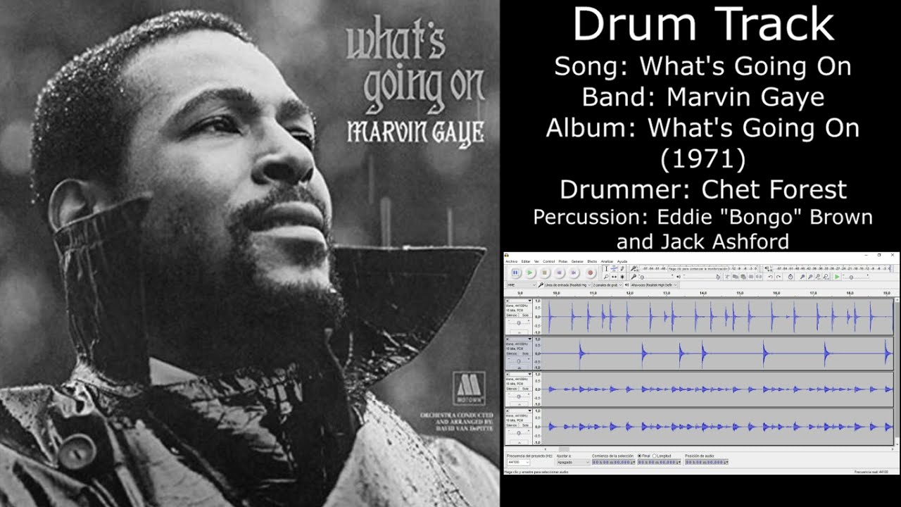 What's Going On (Marvin Gaye) • Drum Track + Percussion