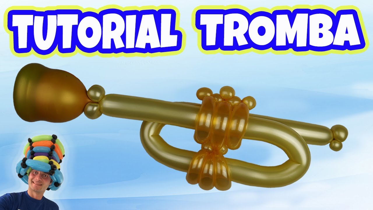 Формованные воздушные шары Урок 112 - Труба (2-я часть) -