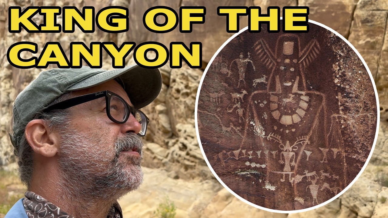 Ep. 13- Follow me into an epic canyon to find PETROGLYPHS 100+ feet up on the cliffs!
