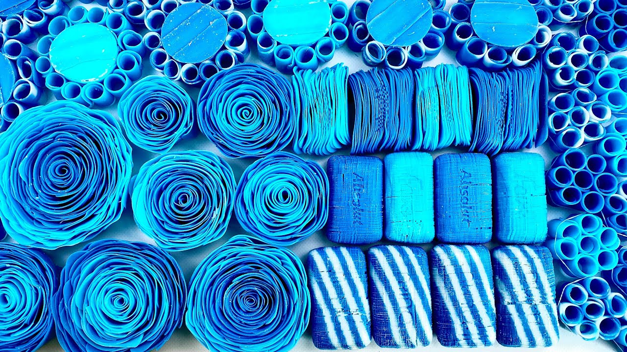 Small soap cubes 🧊 soap Boxes with starch 🧊 Crushing soap roses, plates, curls 🧊 ASMR SOAP video