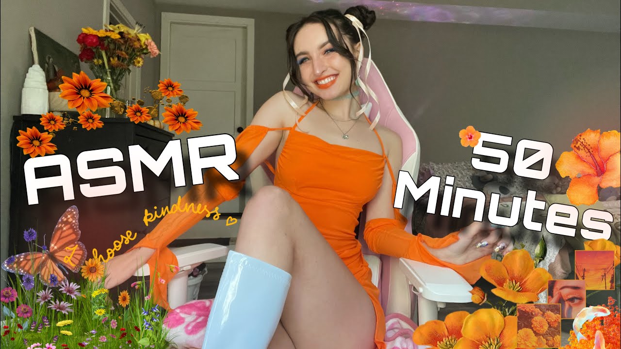 50 MINUTES of UNPREDICTABLE Fast & Aggressive ASMR ( Nail Tapping, Rambles, Mouth Sounds + )