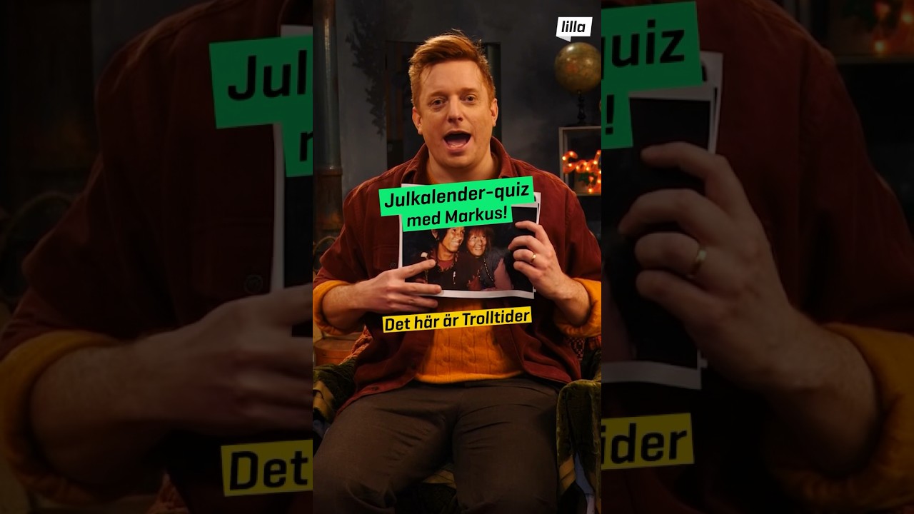 Markus fr&aring;n Luck&ouml;ppningen blir utmanad i ett quiz! 🎄Hur m&aring;nga julkalendrar kunde du? Kommentera! 😱