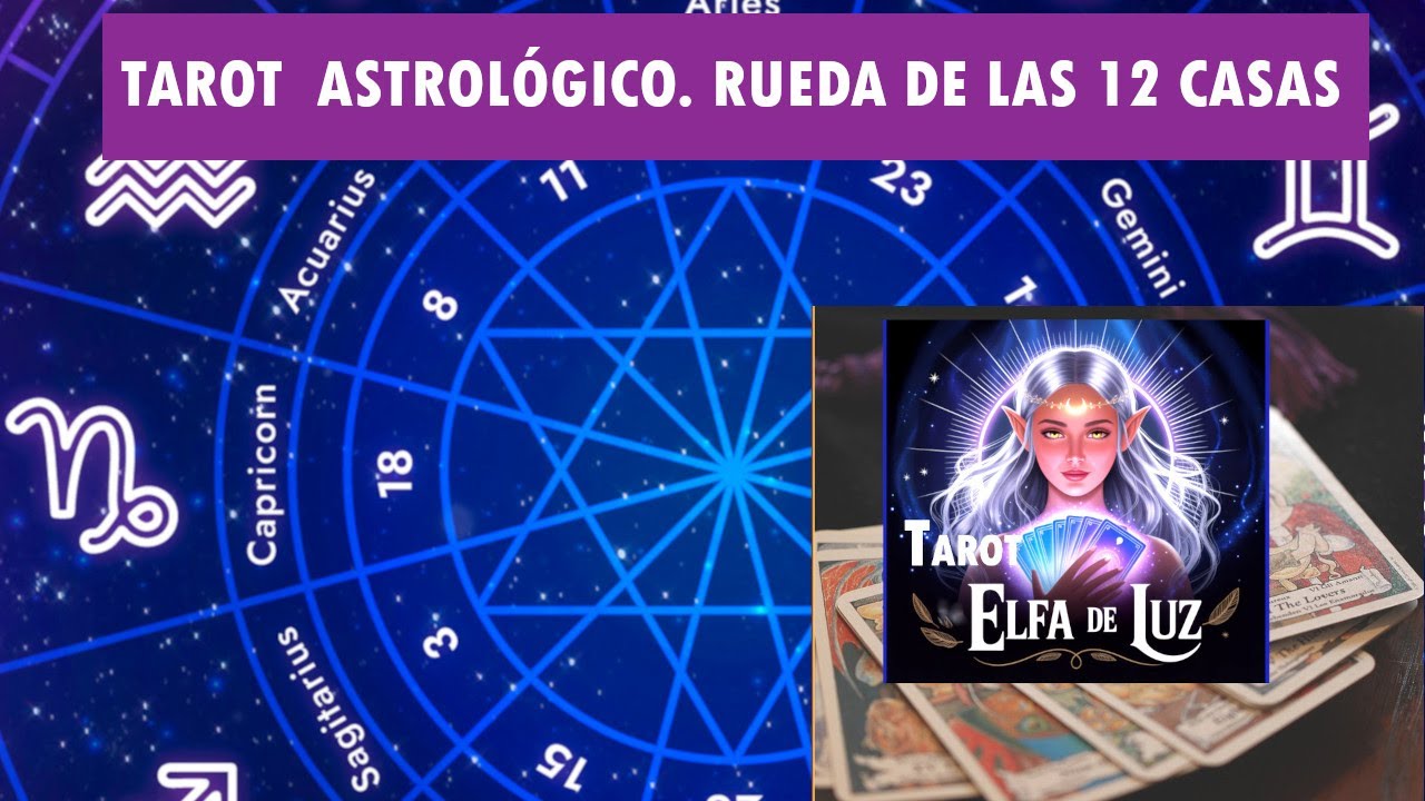 Tarot Astrológico-Tarot interactivo de astrología- Tarot y astrología-tarot Elfa de luz