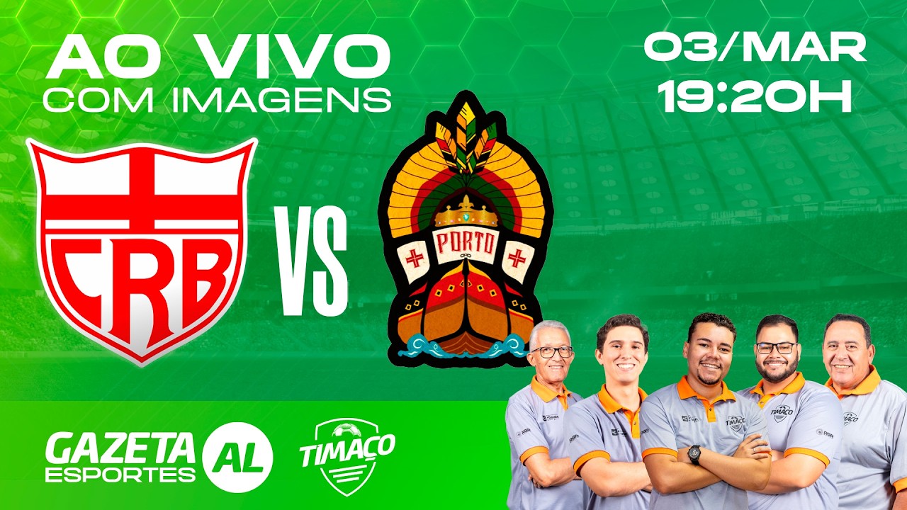 AO VIVO: CRB x PORTO-BA | COM IMAGENS | COPA DO BRASIL 2026 | 2ª FASE