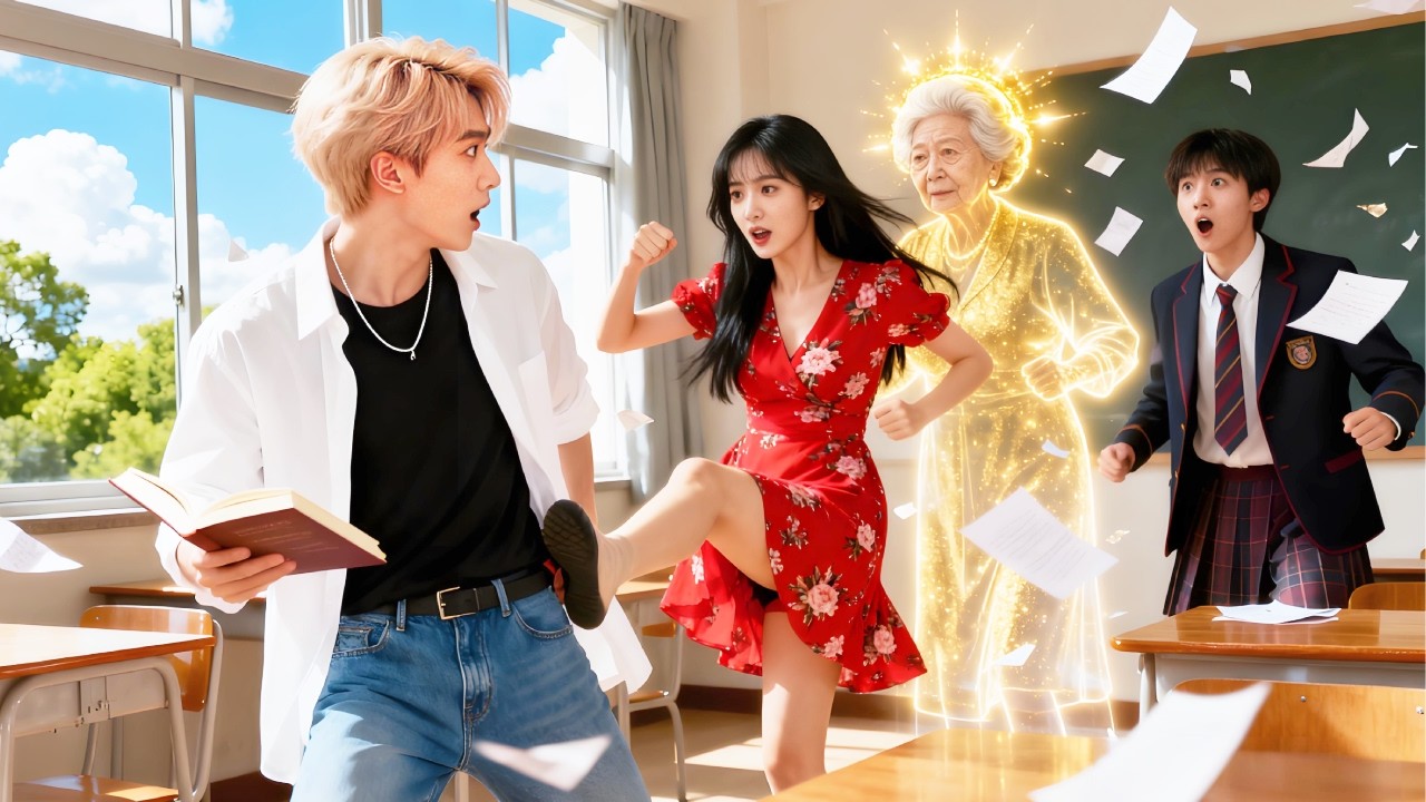 The Ceo's Son Likes A Girl Who Kicks His Butt! Unexpectedly, She Is His Time-Traveling Grandma!