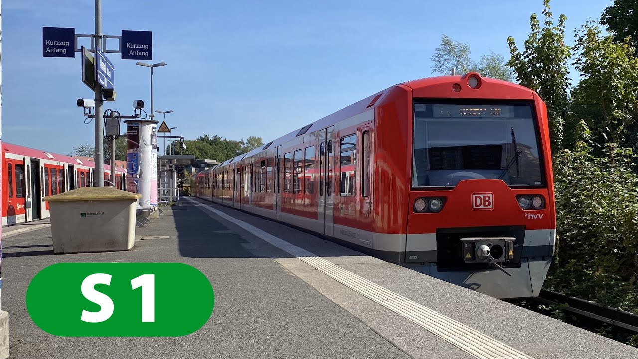 Mitfahrt | S1 von Altona bis Wedel | Br 474 | S-Bahn Hamburg