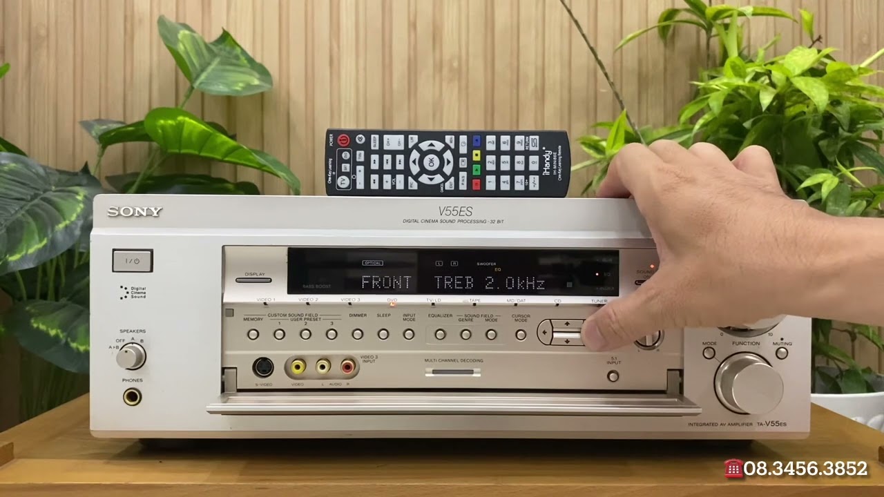 Đã bán-Sony TA-V55ES long lanh,345w,cổng quang chơi nhạc mạng,Pre out làm DAC☎️0834563852