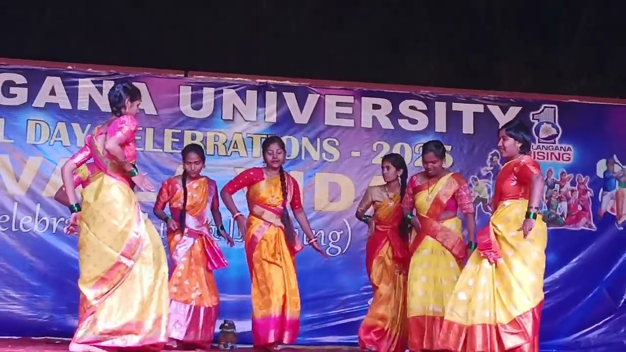 Telangana University Annual Day Celebrations 2025 #telanganaculture @TELANGANAUNIVERSITY-NZB