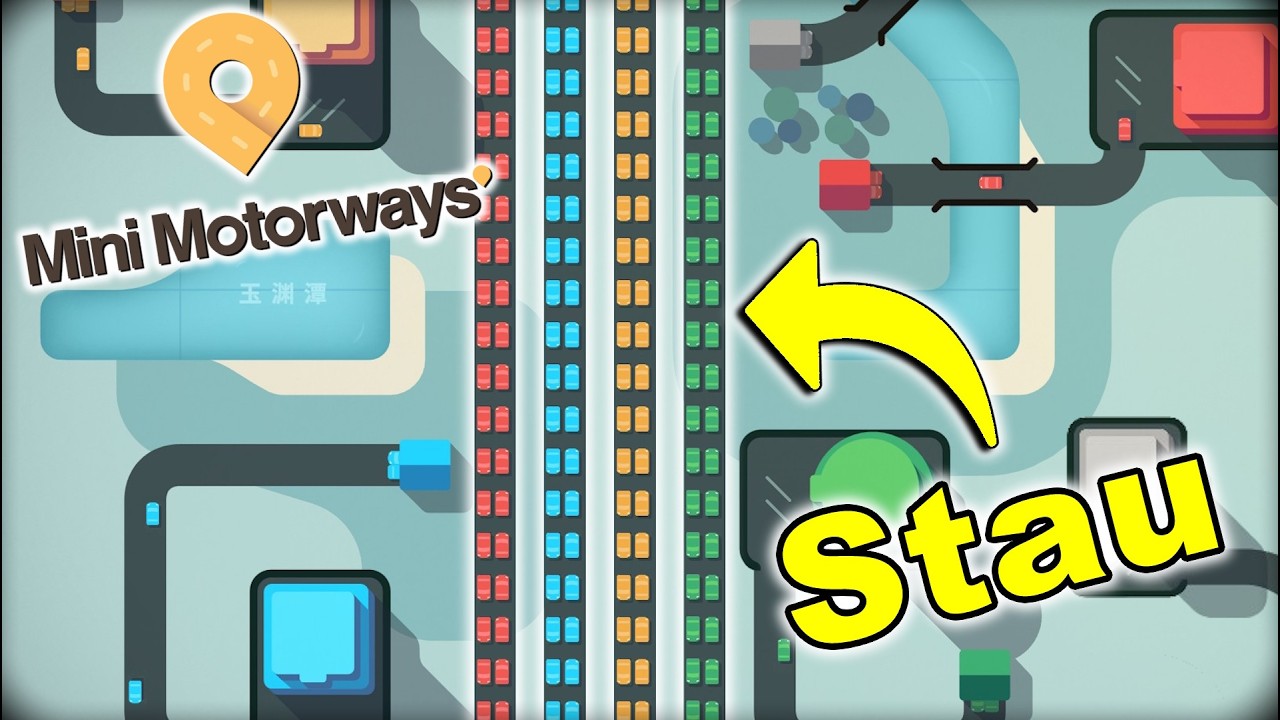 KÖNNEN wir das Stauproblem LÖSEN? 🚗 Mini Motorways #02