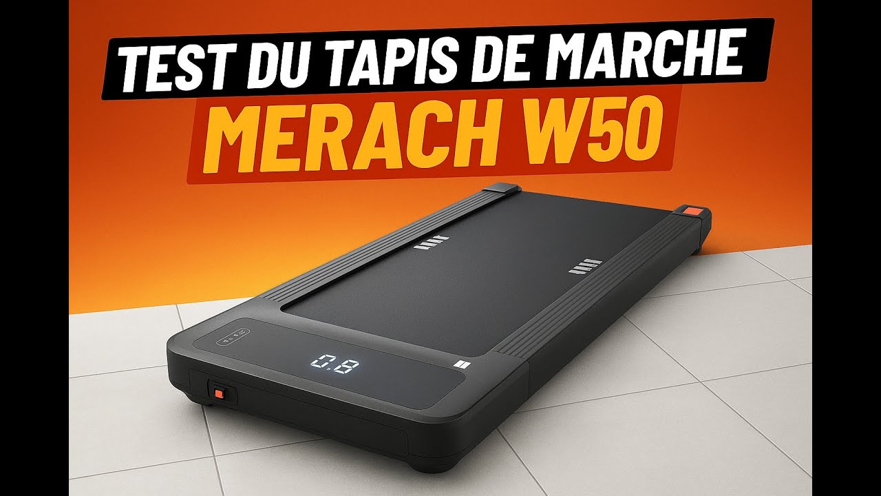 Test Merach W50 (MRT25) : le tapis de marche compact qui révolutionne le sport à la maison !