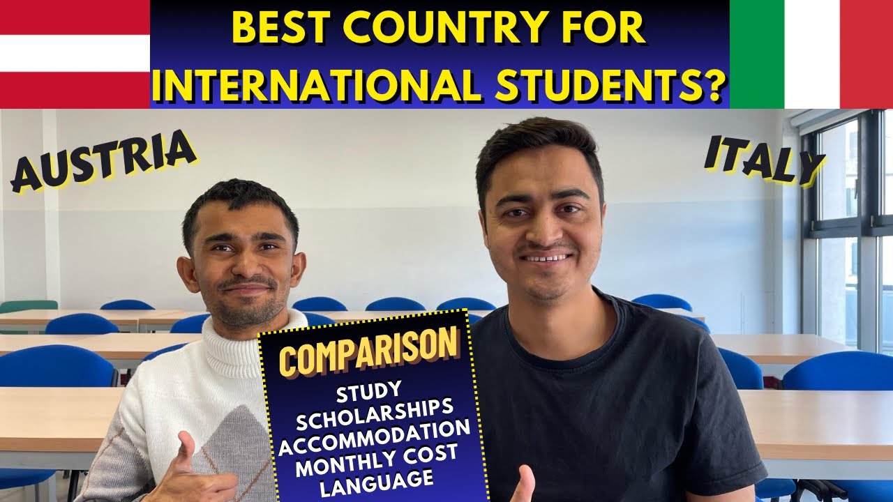 🇮🇹 ITALY vs 🇦🇹 AUSTRIA 2025 | Study, PR, Scholarships, Jobs & Living Cost for South Asian Students