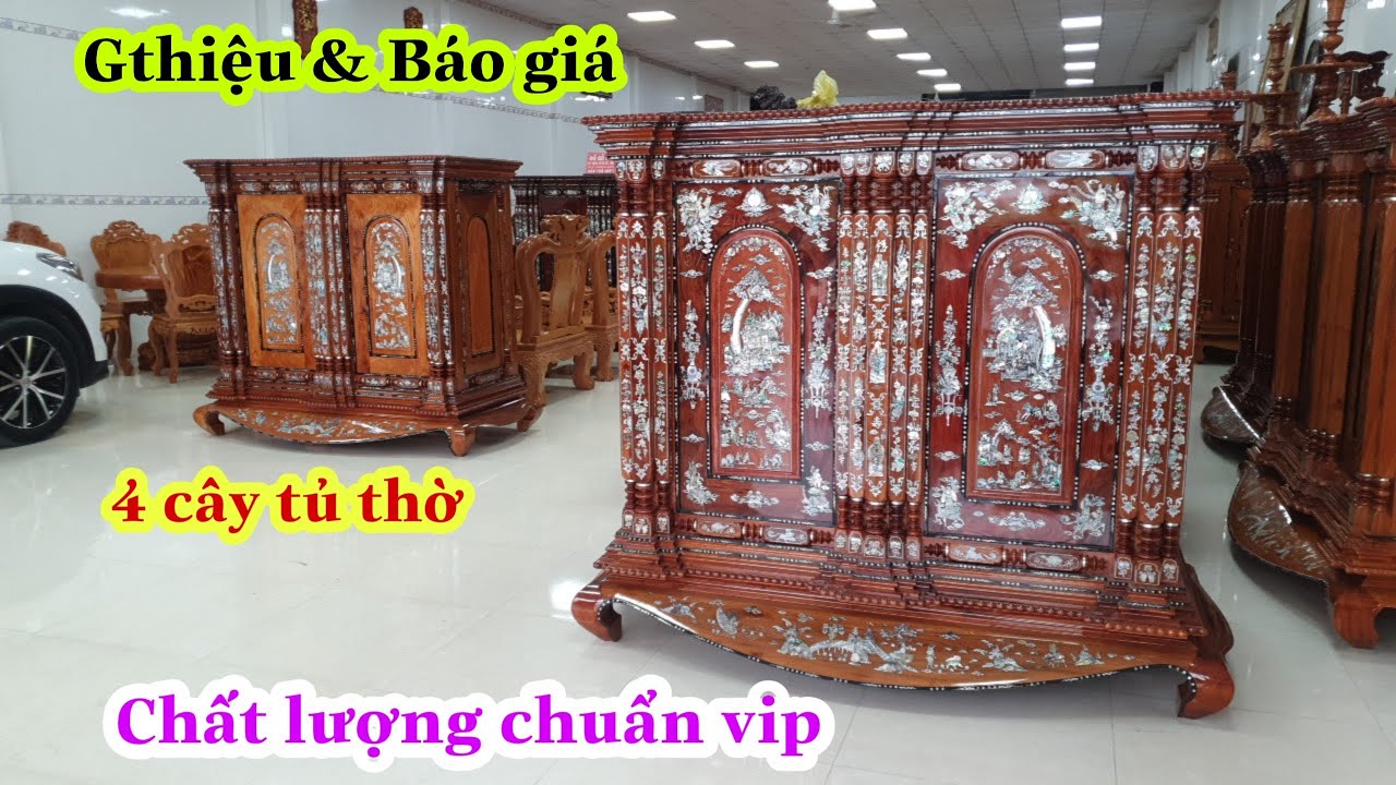 Phát lúc 19h. Giới Thiệu,báo giá 4 tủ thờ 9tr căm xe.30/7/2022