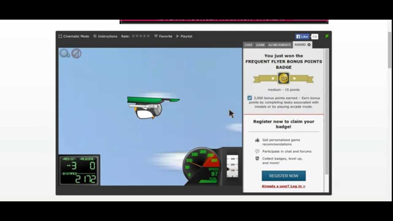 Learn to Fly 2 - 19000 Score in Arcade Mode