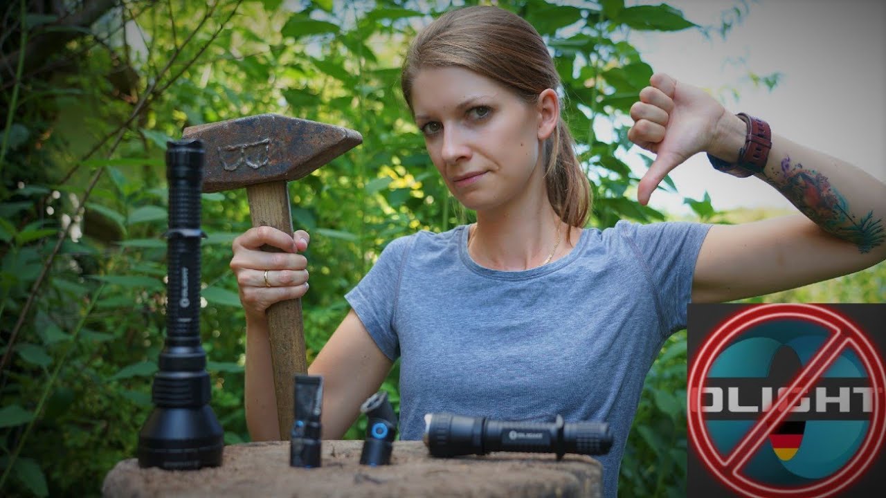 My revenge with Olight flashlights 👎 🚮🚫 - I don't want to support that