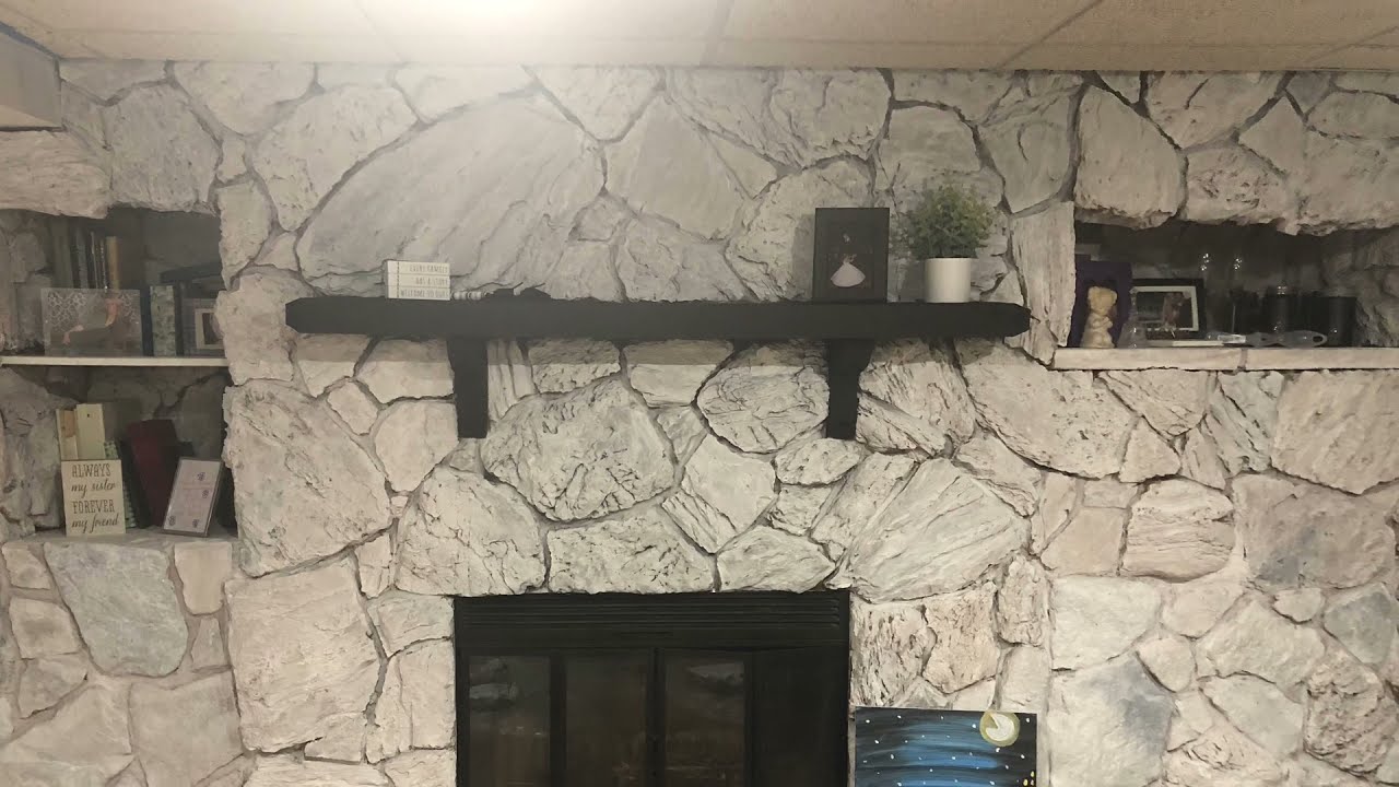 How to Whitewash Your Fireplace