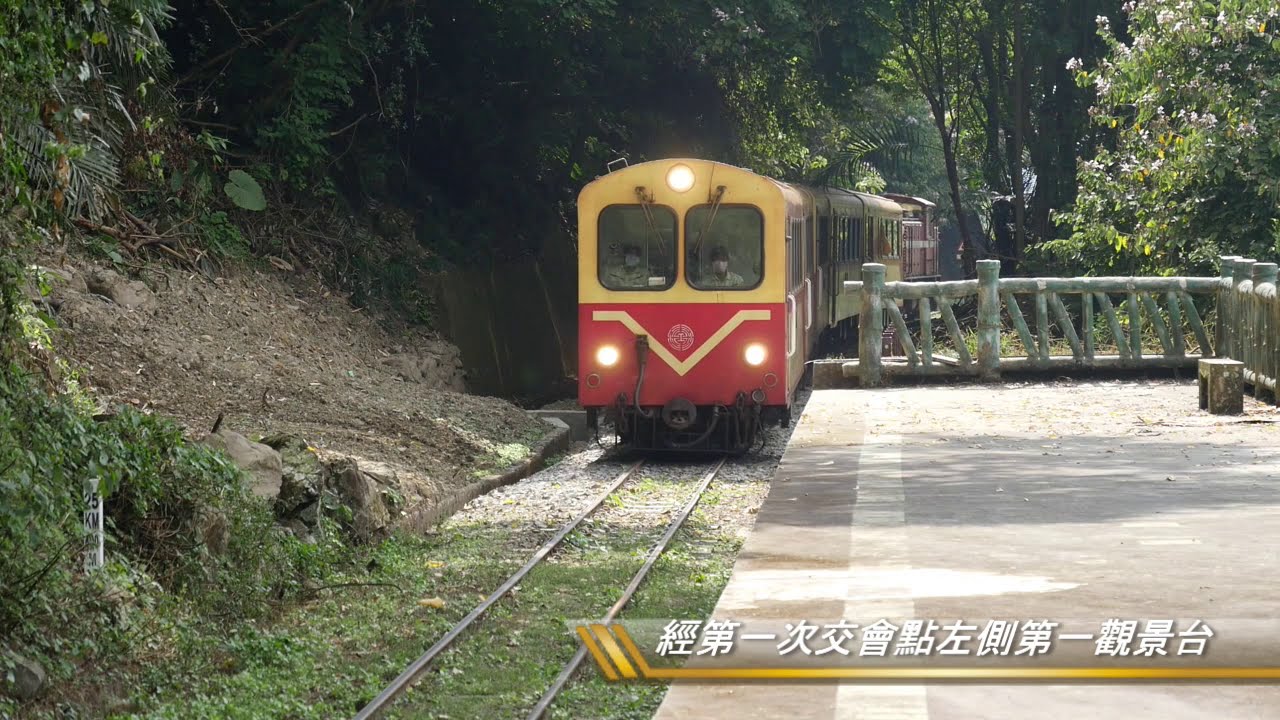阿里山林業鐵路螺旋式繞行登獨立山 Alishan Forestry Railway spirals around Mount Independence #taiwan #train #hinoki