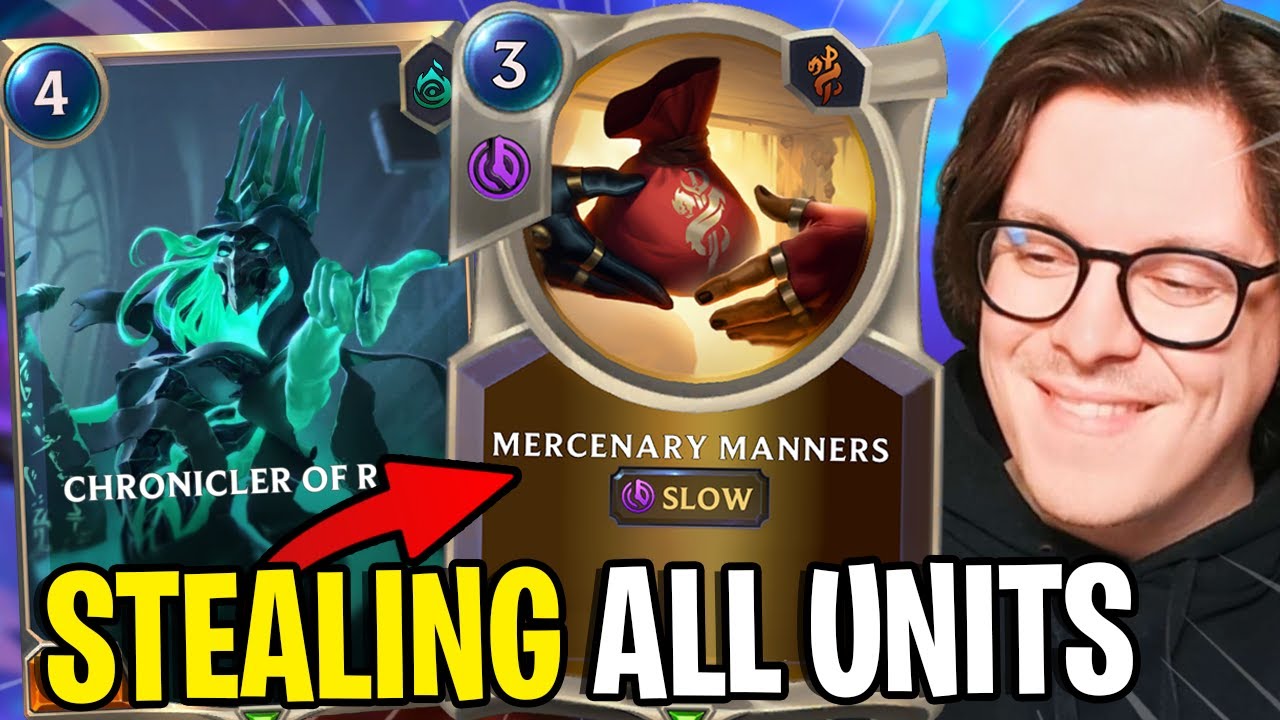 This Should NOT Be Allowed... STEALING ENEMY UNITS!! - Legends of Runeterra