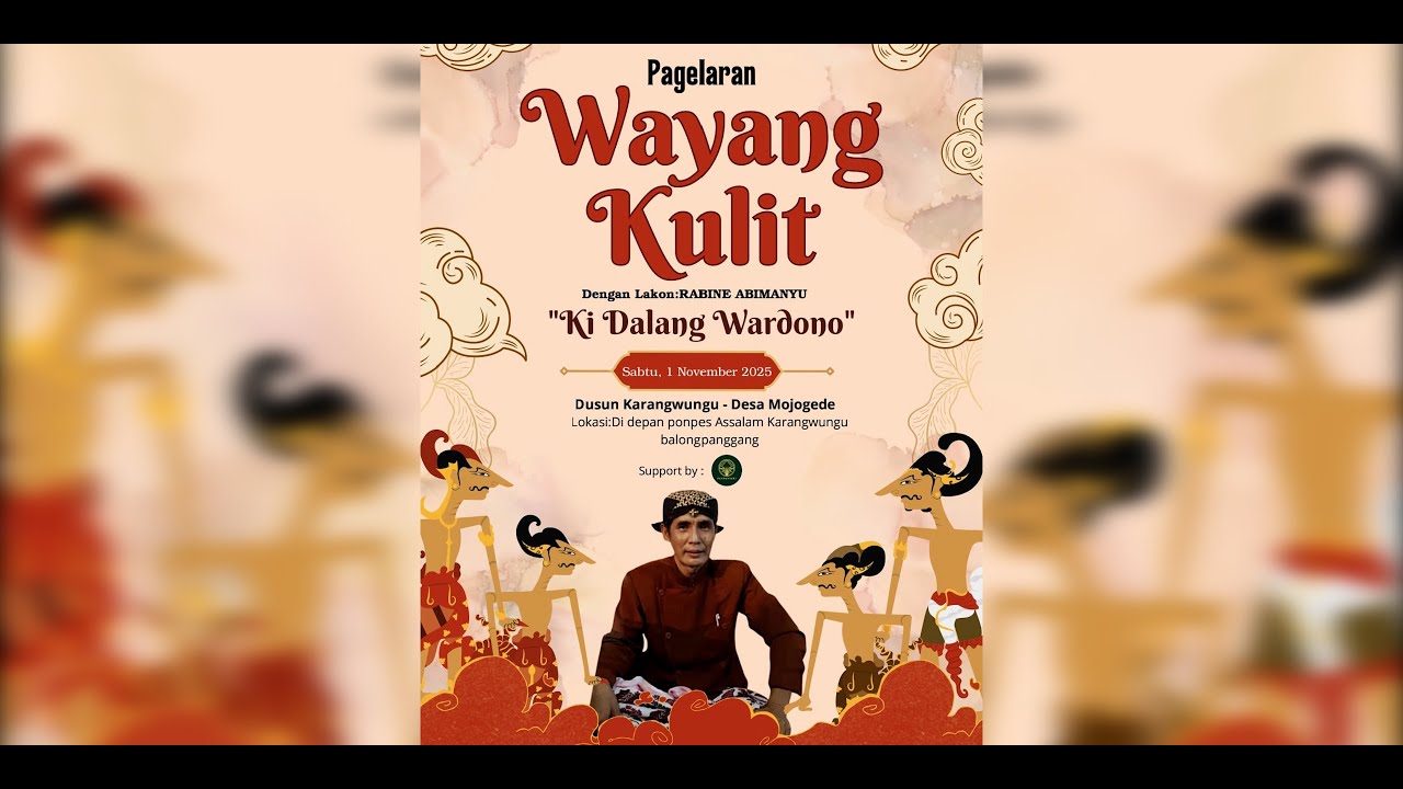 🔴Wayang Kulit DONO LARAS - Pimp : Bpk. Ki Dalang Wardono & OM. JUWITA JADOEL - Pimp : Kj. Bima