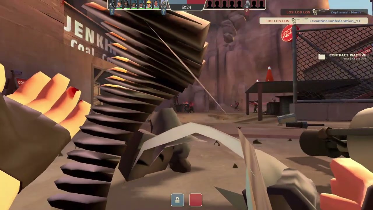 tf2 heavy gameplay (no swapping classes challenge)