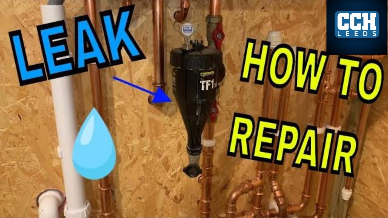 Сантехника - Как отремонтировать протекающий фильтр Fernox TF1 - Фильтр для центрального отопления