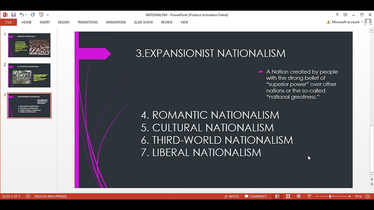 NATIONALISM PART 2