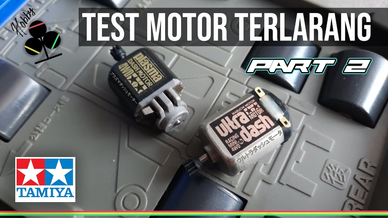 Test kecepatan Motor Terlarang Part 2, Tamiya Ultra Dash Motor [item 15307] [ミニ四駆]