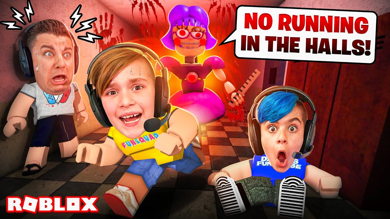 ESCAPE THE EVIL TEACHER IN ROBLOX! Escape Miss Ani-Tron Detention Obby
