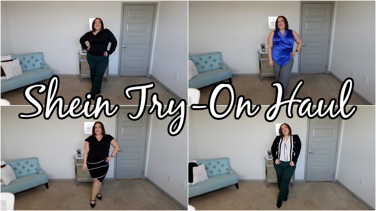 Shopping for My New Job!!! | Shein Plus Size Try-On Haul | MissGreenEyes