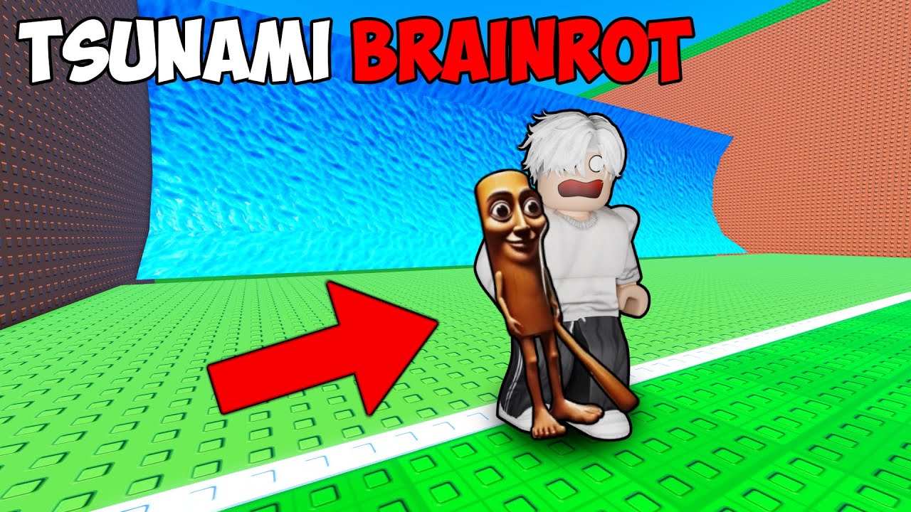 Bakal Jadi GAME Baru TERPOPULER? Aku Cobain Game ESCAPE TSUNAMI FOR BRAINROT!