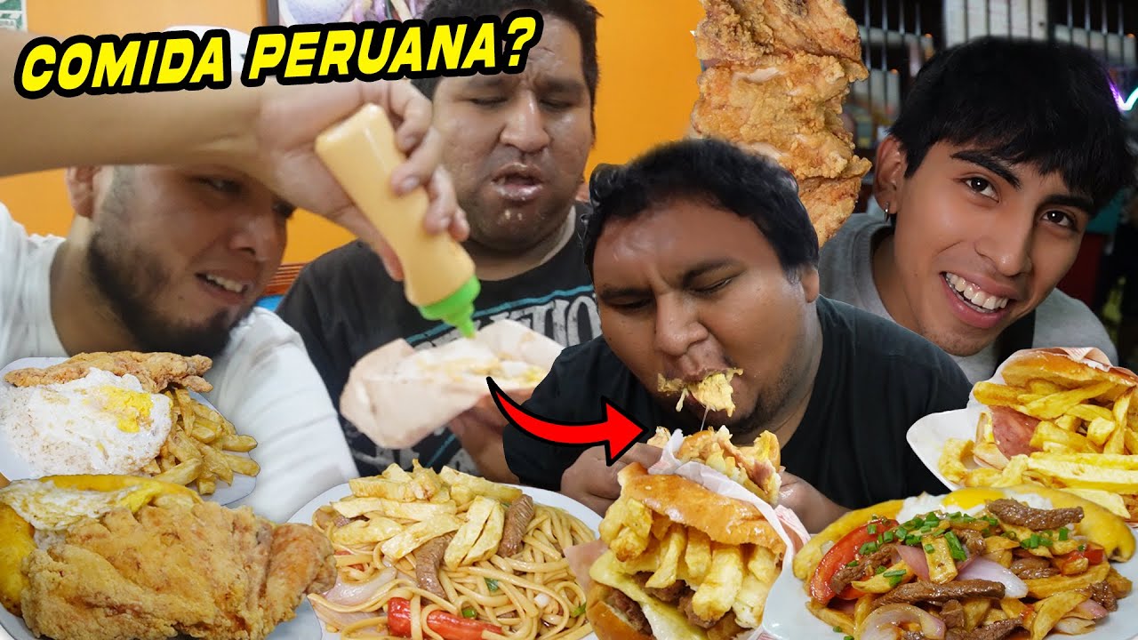 PROBANDO COMIDA PERUANA en LA ESQUINA del MOVIMIENTO - COMAS