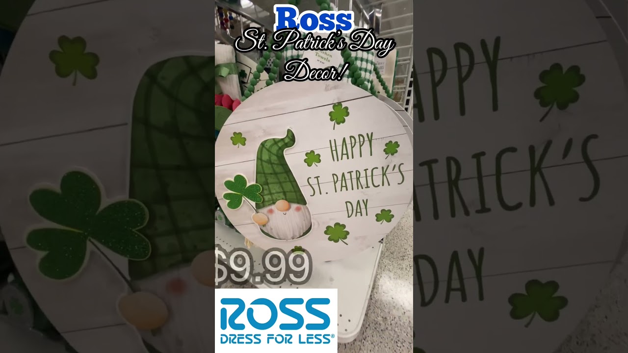ROSS DRESS FOR LESS || ☘️ ST PATRICKS DAY Decor! ☘️