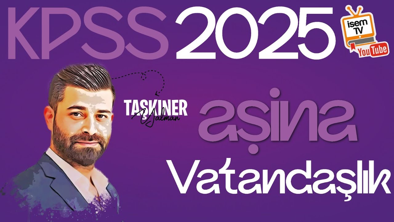 12)Temel Hukuk Kavramları Medeni Hukuk - Gerçek Kişiler - l / Taşkıner YALMAN İsemTV-2025