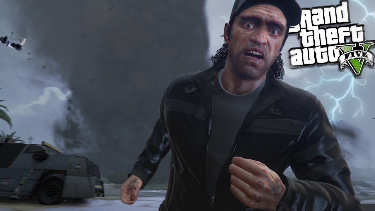 ТРЕВОР становится ПРЕСЛЕДОВАТЕЛЕМ ШТОРМА с ОГРОМНЫМ ТОРНАДО (модификации GTA 5)