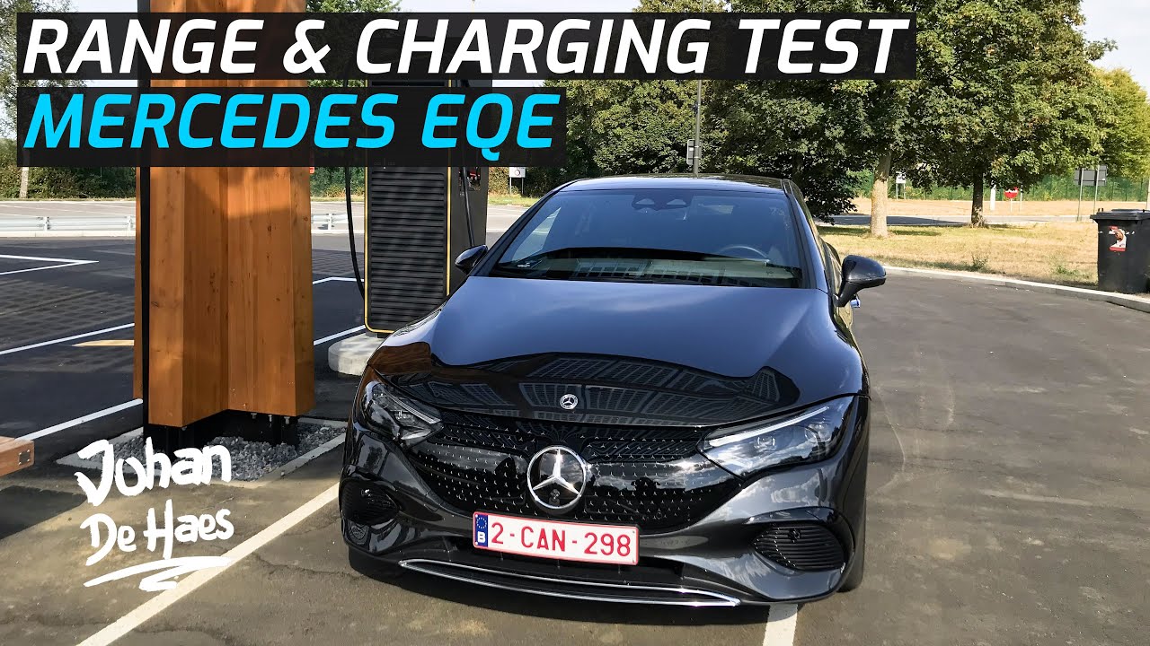 ТЕСТ ЗАПАСА АВТОМОБИЛЯ MERCEDES EQE 350+ И ТЕСТ БЫСТРОЙ ЗАРЯДКИ