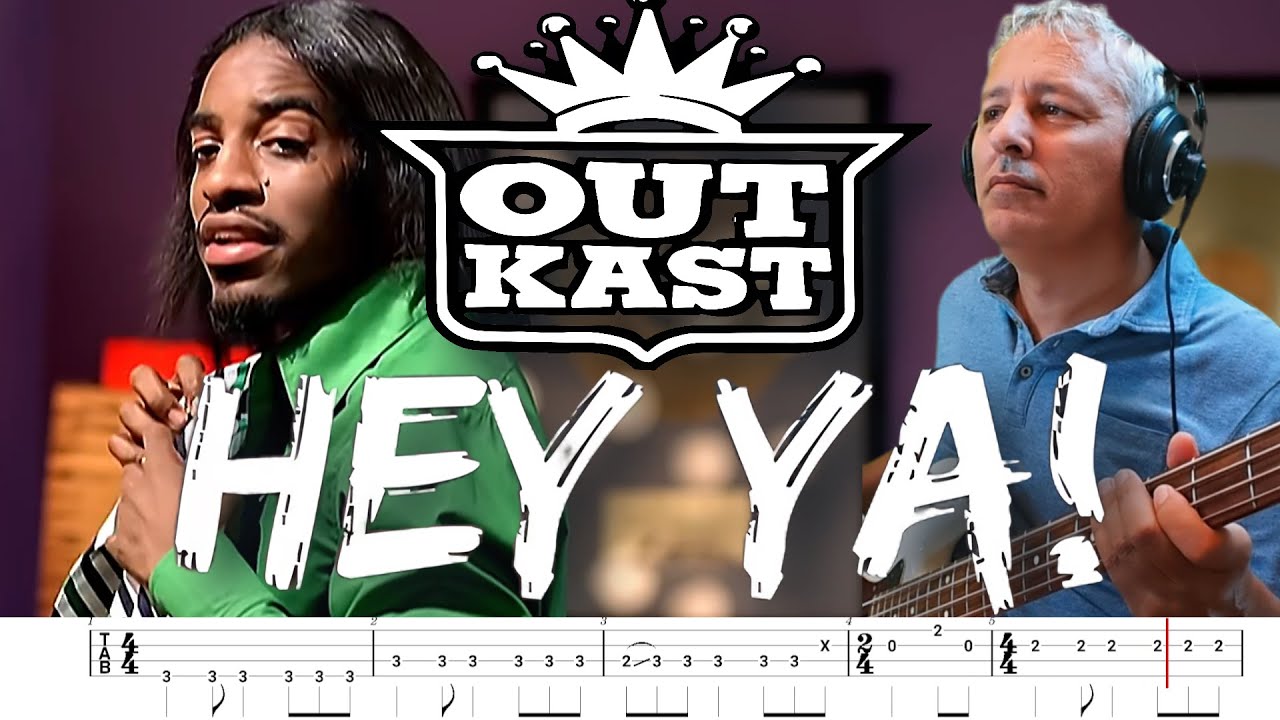 Outkast - Hey Ya! (Bass Cover) + TABS