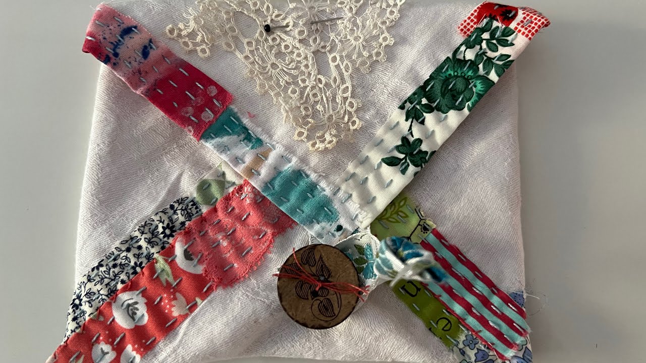 #roxysjournalofstitchery | Vol 2 Ep 34 | Making my fabric envelope