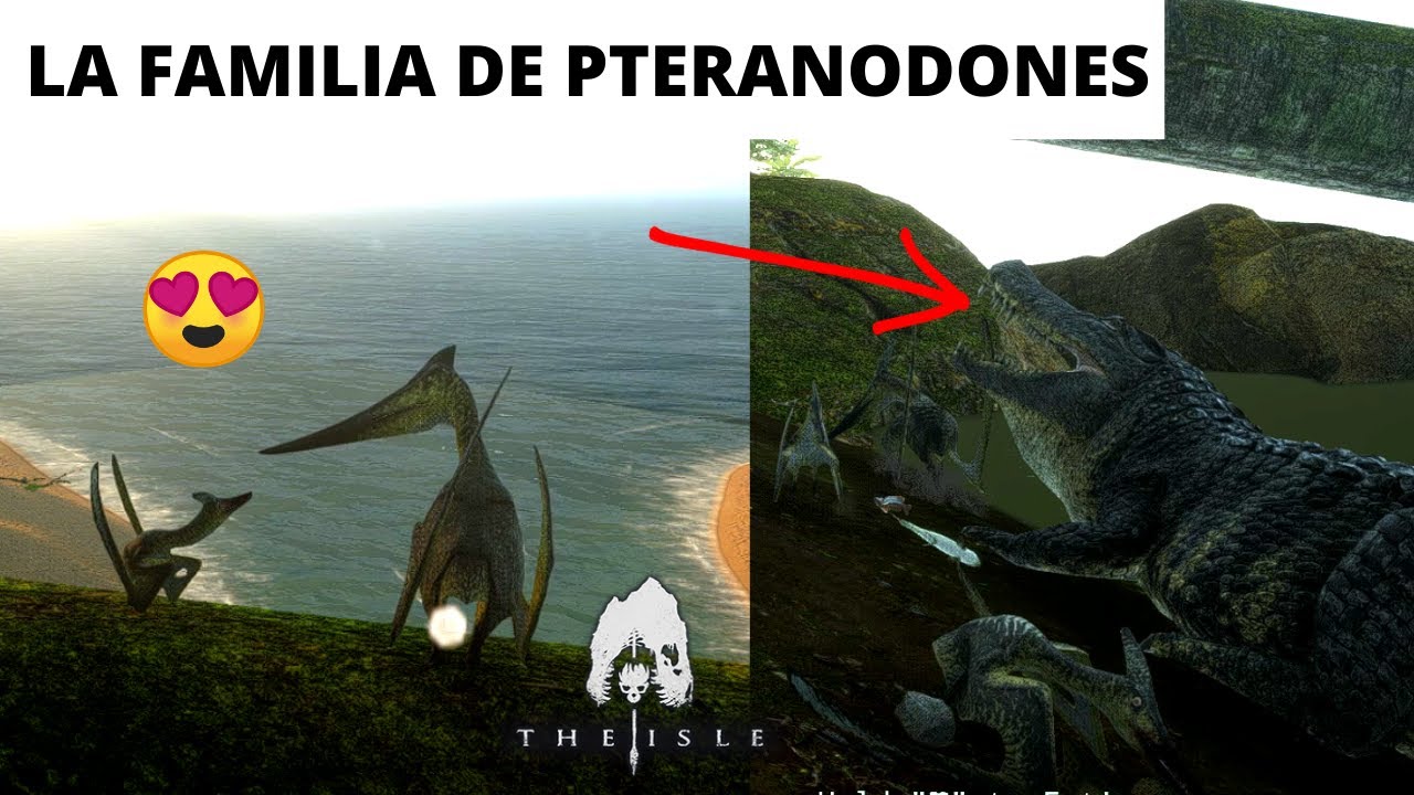 LA FAMILIA DE PTERANODONES - THE ISLE EVRIMA - GAMEPLAY ESPAÑOL 2021