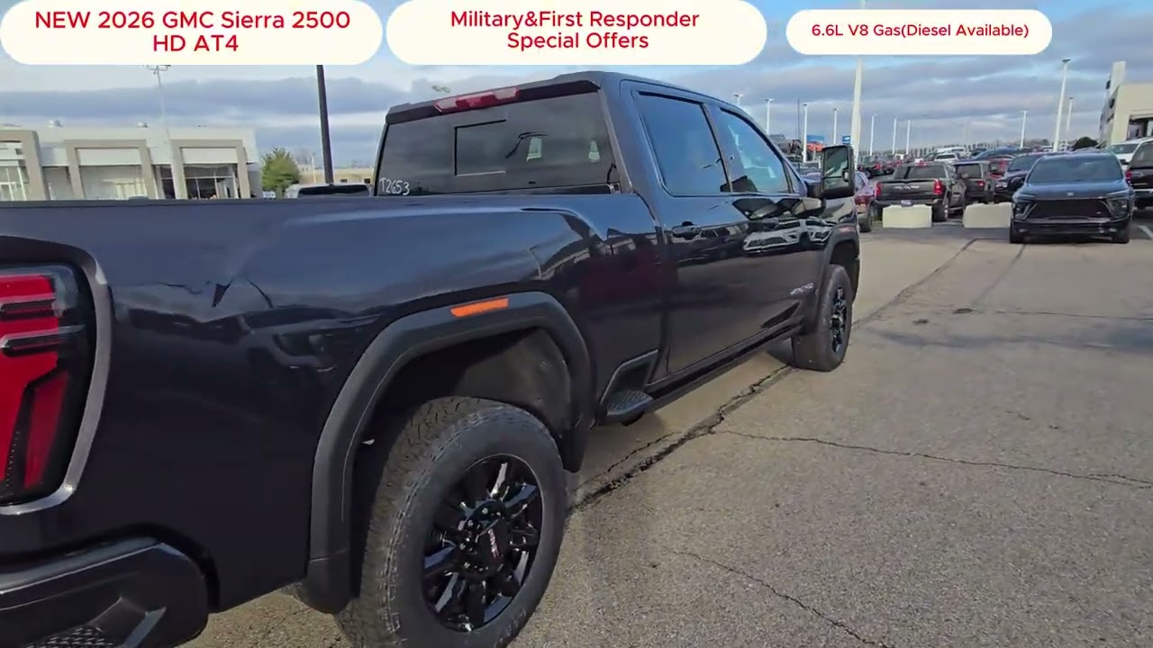 NEW 2026 Sierra HD2500 AT4