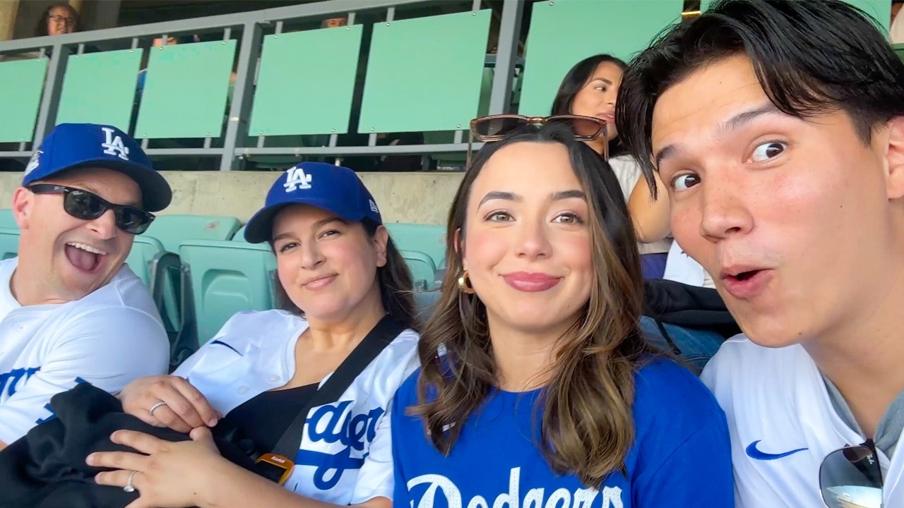 She's Back Home!! We Went To A Dodgers Game!
