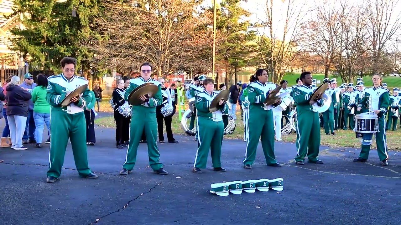 Eastern Michigan University Marching Band Drumline Warm-Up 11/14/23