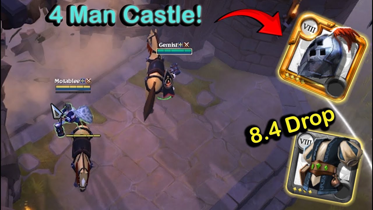 You Dont Need 100 People To Capture Castles IN Albion Online , Just Use IMP | 8.4 Drop ?! |