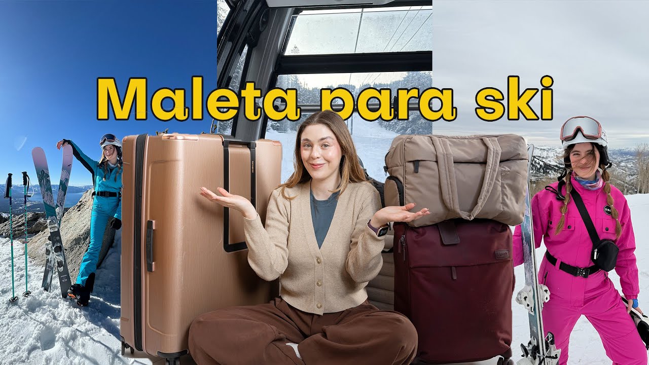 QUE EMPACAR PARA LA NIEVE ⛄❄️ C&oacute;mo hago mi malea para un viaje de SKI 🎿🌨️