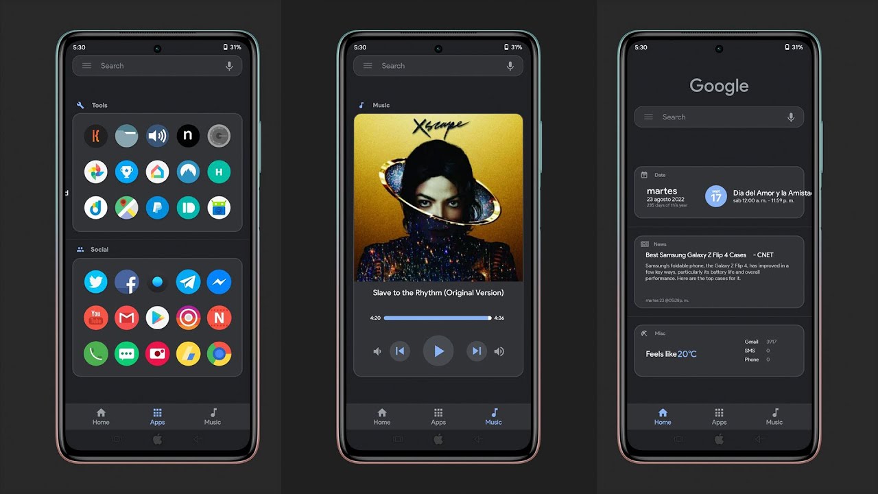 Personaliza tu Android con el NUEVO tema KLWP 2022 ¡Haz que tu Android se vea mejor!