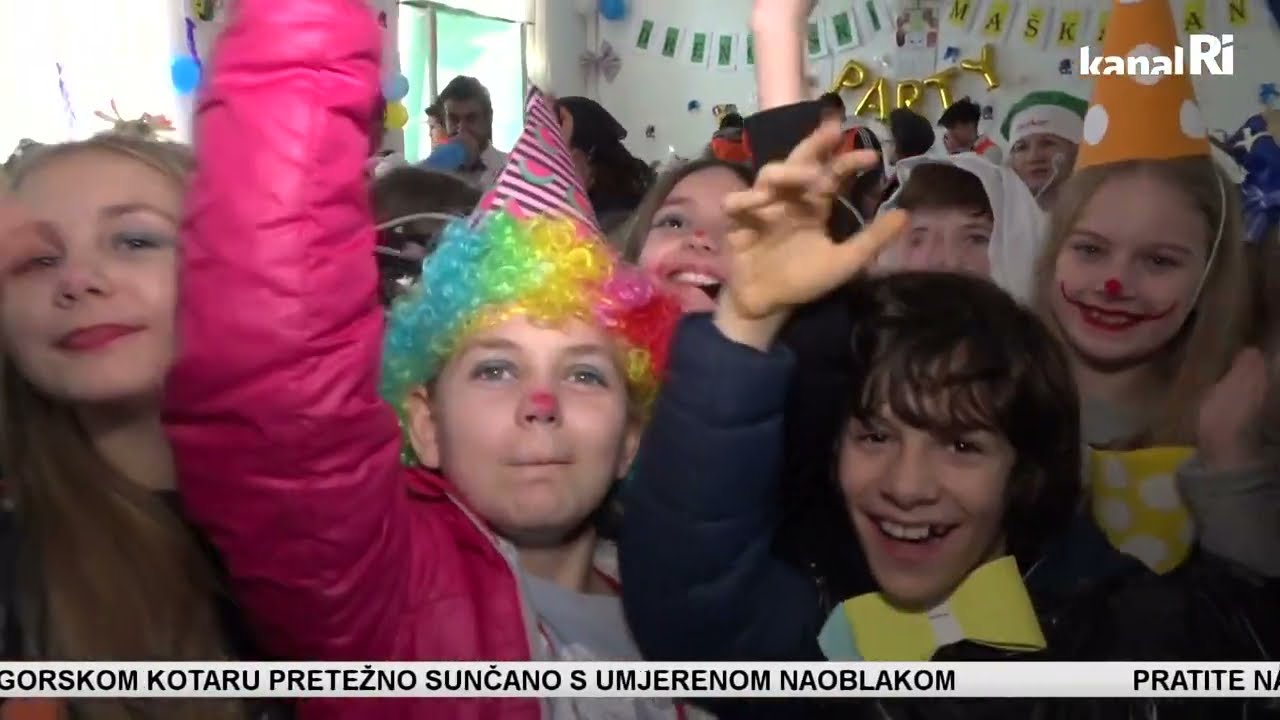 Maškarana povorka učenik OŠ Fran Franković