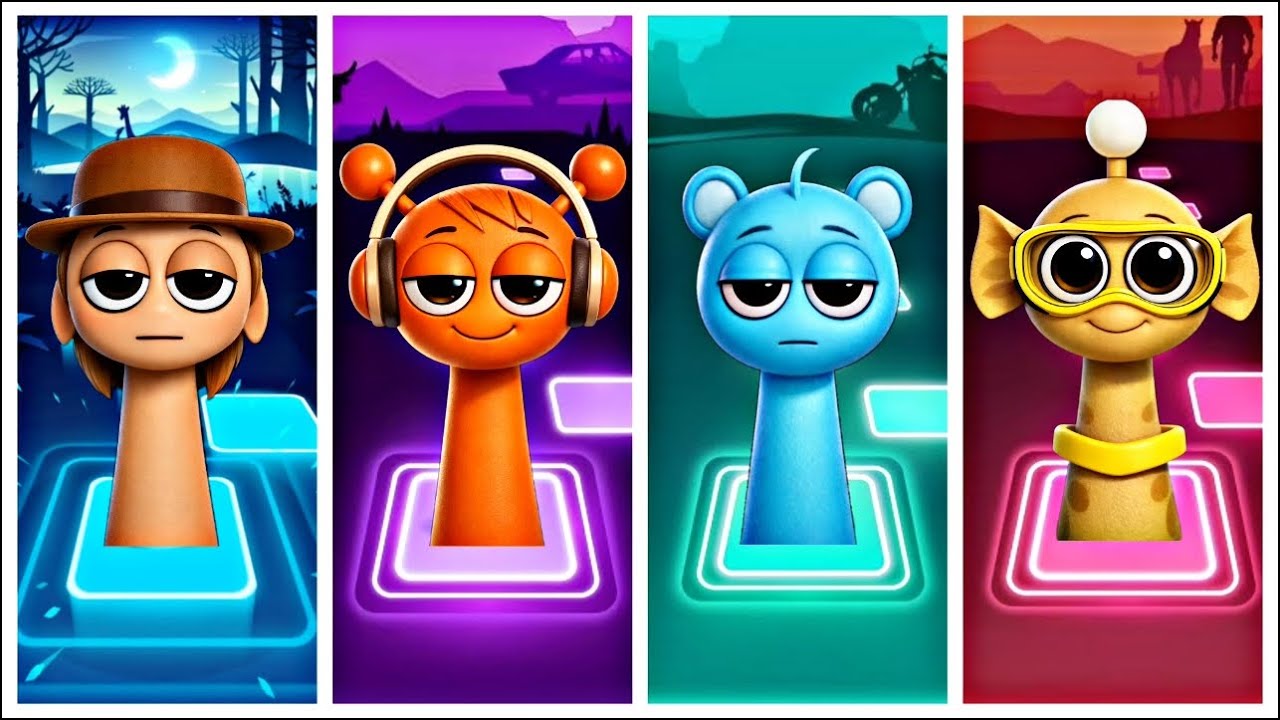 Incredibox Sprunki - The amazing digital circus main theme (COVER) #TilesHop #CoffinDance
