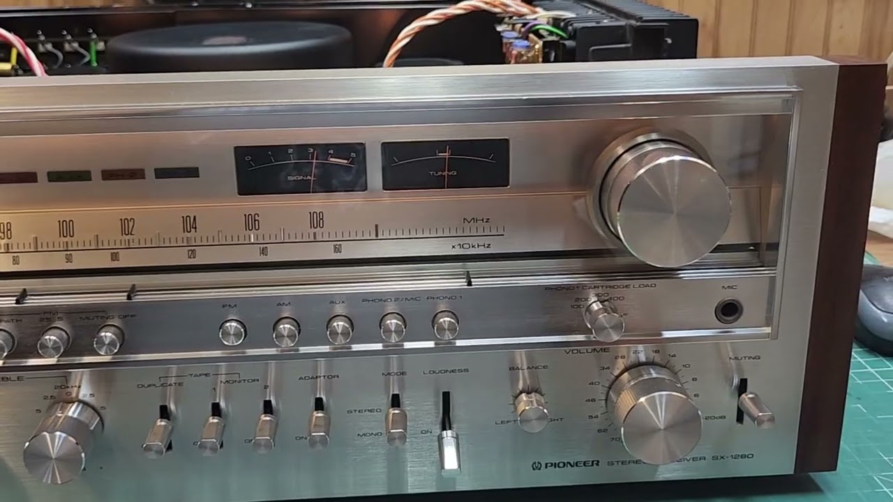Serviced Pioneer SX-1280,  no rights to the music played in demo video.