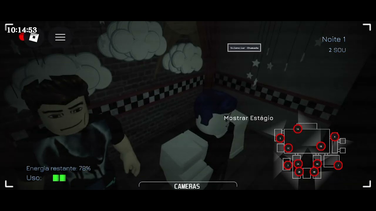Jogando five nights at kiten64ds(fnaf até you friends)