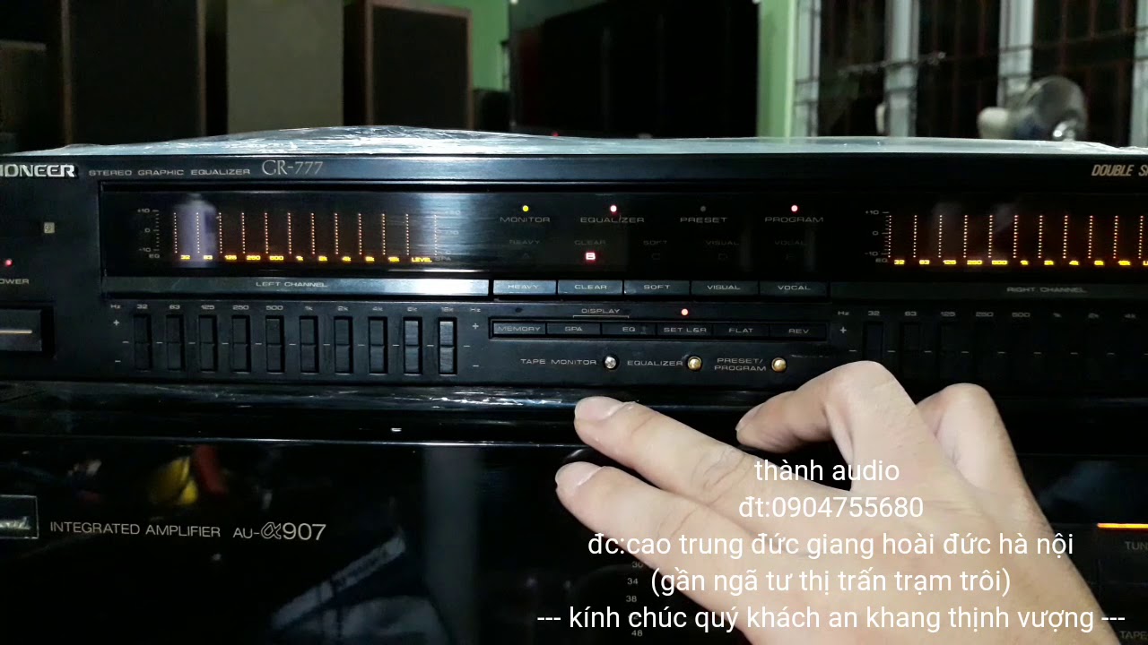 CHIA SẺ CÁCH CHỈNH LỌC XÌ PIONEER GR-777